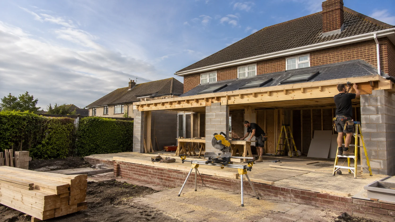 Residential construction project