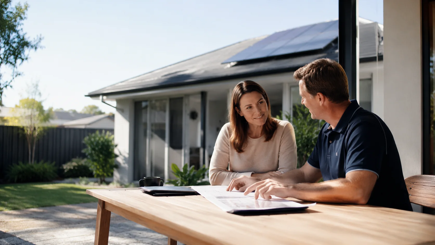 Residential solar installation